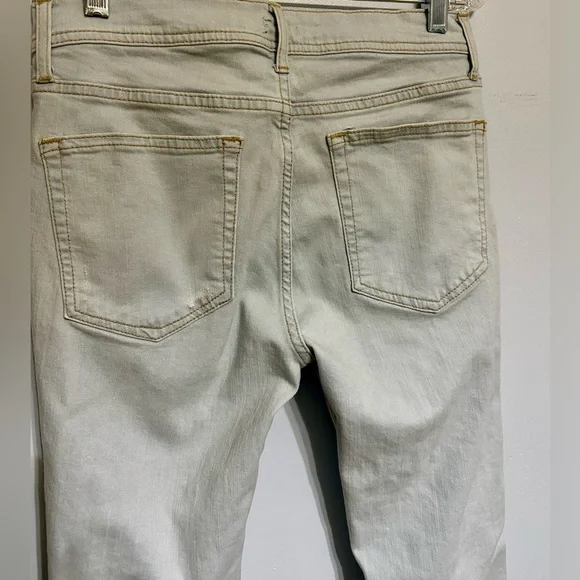 BDG MENS SKINNY STRETCH DISTRESSED LIGHT COLORED JEANS 32x30 URBAN OUTFITTERS - Picture 4 of 9